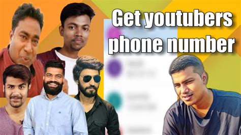 youtubers real phone numbers